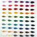 JUYA Single Color Paper Quilling Strips Set - 60 Colors, 39cm Length, 100 Strips per Pack, 5mm Width - Buy Online on GoSupps.com