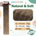 Easyouth Balayage Wire Human Hair Extensions 14 Inch 70g | Ombre Brown to Blonde Secret Hair Extension - #2/6/18 - Buy Online on GoSupps.com