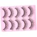 Beavorty 10 Pairs diamond false eyelashes makeup false lashes dense false lashes rhinestone trim lash decor rhinestone embellishments 3d false lash False Eye Lashes Fake Lashes cross extend - Buy Online on GoSupps.com