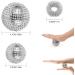 Magnetic Massage Ball & Acupressure Ring Set - 2 Hedgehog Balls & 3 Massage Rings for Stress Relief - Silver - Buy Online on GoSupps.com
