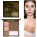 Cream Concealer Palette - Cream Foundation Palette | Light to Neutral Conceal Trouble Spots Dullness Dark Circles Correct Discolorations Camouflage Imperfections Covers Redness 03# - Buy Online on GoSupps.com