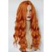 Long Ginger Red Curly Costume Wig | Synthetic Wavy 28 Wig for Women Halloween Costume - Wigbuy - Buy Online on GoSupps.com