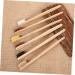 Minkissy 10-Pack Biodegradable Hotel Toothbrush Set | Eco-Friendly Portable Bamboo Toothbrushes for Travel & Accessories - Buy Online on GoSupps.com