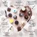 Hallingers Happy Birthday Pralines - Handmade Alcohol-Free Edelkakao Chocolate Gift | Mother's & Father's Day Gift Ideas | 150g Luxury Chocolates - Buy Online on GoSupps.com