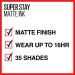 Maybelline Super Stay Matte Ink Liquid Lipstick - Voyager Deep Red 0.17 Fl Oz (Pack of 1) - Buy Online on GoSupps.com