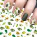Cute Nail Stickers for Kids & Little Girls - 12 Sheets Self-Adhesive Nail Decals with Christmas Flowers, Animals, Plants, Fruits - Nail Art Decoration for Women - Buy Online on GoSupps.com