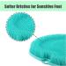 Extra Large Shower Foot Scrubber Massager with Non-Slip Suction Cups - Increase Circulation & Exfoliation - Soft Bristles - 11.8 x 9.5 Inches - Green - Buy Online on GoSupps.com