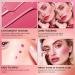  TianWlio Cream Blush - Blush Makeup Natural Look Nine Color Liquid Natural Color Contouring Durable Silky and Delicate - 3ml - Long Lasting - Lightweight - Buy Online on GoSupps.com