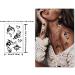 Metuu Temporary Tattoos 60 Sheets Black Tiny Tattoos Stickers for Man or Woman Waterproof Non-toxic Removable Fake Tattoos for Body Hand Shoulder Face Leg Feet Neck and Finger Light Black - Buy Online on GoSupps.com