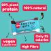 Vive Protein Bites Hazelnut Flavour - 21 x 20g Mini Protein Bars, Gluten Free & High Fibre Vegan Snacks, Dark Chocolate Coated - 21 Count Pack - Buy Online on GoSupps.com