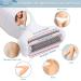 Women's Electric Razor 3-in-1 Painless Shaver - Rechargeable Waterproof Trimmer for Body, Face, Legs, and Bikini Area - Blue - Buy Online on GoSupps.com