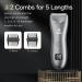 Men's Electric Body Trimmer - Skin-Safe Ceramic Blade, Pubic Groin Hair Trimmer, Waterproof & Rechargeable - With LED Light & Charging Dock - Buy Online on GoSupps.com