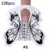 100PCS Oval Nail Art Tips - Manicure Extension Forms for Acrylic & UV Gel - Perfect for Nail Extension (#6) - Buy Online on GoSupps.com