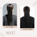 Hetto Remy Real Hair Ponytail Extensions - Black Braid & Wrap Around 50cm 100g - Buy Online on GoSupps.com