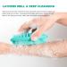 Peeling Body Washer - All-in-One Bathing & Shampoo Brush with Gentle Spa Massage Bristles | Silicone Loop Green for Wet & Dry Use - Buy Online on GoSupps.com