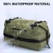MIER Large Waterproof Duffel Bag Rolltop Dry Backpack Duffle Bags for Kayaking Rafting Boating Swimming Camping Travel Gym Beach 60L/80L Dark Green 60L - Buy Online on GoSupps.com