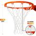 PaceArm Heavy Duty Basketball Net Replacement - All Weather Anti Whip - Indoor & Outdoor Use - 12 Loops - White (1-Pack) - Buy Online on GoSupps.com