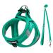 UVTQSSP Dog Harness Small Dogs with Leash Padded Puppy Harness Dog Harness Small Green LL Green