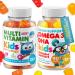 DR. MORITZ Omega 3 Gummies (90 Count) and Kids Multivitamin Gummies Bundle (60 Count) - for Daily Health Support - Vegan DHA Omega 3 for Kids - Non-GMO Toddler Vitamins -Yummy Kid Vitamins 150 Count 2 Pack