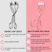 YADESQEF Eyelash Curler with Built-in Comb - Detachable, Durable Carbon Steel Body | Tightens Lashes in Seconds - Buy Online on GoSupps.com