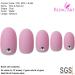 Bling Art False Nails Pink Matte Oval Medium Fake Acrylic 24 Tips with Glue - Buy Online on GoSupps.com