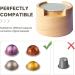 Kit de Recharge de Capsules de caf avec 50 Joints en Aluminium Kit de Dosettes de caf Rechargeables en Acier Inoxydable Remplissez Vos Propres Dosettes de caf Kit de - Buy Online on GoSupps.com