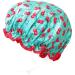 Wrapables Double Layer Waterproof Shower Caps Set of 4 - Dots, Cherries, Kitties Design - Buy Online on GoSupps.com