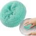 Loofah Sponge - Cleaning Ball Design Soft Fiber Non-Scratch Scrubber Efficient Decontamination Cleaning Sponge Multipurpose Cleaner Home Kitchen Supplies for Bathroom Toilet Jiahua Lake Blue - Buy Online on GoSupps.com