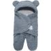 MUSUNFE Baby Boys Gifts Toy 0-6 Months | Newborn Sleeping Bag & Swaddle Blanket Set | Soft Cotton Blankets | Blue - Buy Online on GoSupps.com