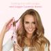 Professional 1.25 Inch Curling Iron & Wand - Ceramic Coated 5 Heat Settings for All Hair Types - Pink - Buy Online on GoSupps.com
