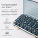 Tablet Box for Pills - Small Travel Pill Organizer Vitamin & Medication Storage Weekly Planner (Blue) - Secure & Durable - Buy Online on GoSupps.com