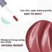 Hydrating Nude Glitter Lipgloss - Lightweight & Long Lasting Plumping Moisturizing Lip Stain for Girls | Waterproof Non-Sticky Formula - Red Tinted Natural Glow - Buy Online on GoSupps.com