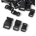60pcs Black Plastic Contoured Side Release Buckles for Paracord Bracelets - 5/8, 1/2, 3/8 inch (20 Each) - Buy Online on GoSupps.com