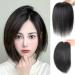 Clip in Hair Extensions for Women 6" Human Hair Black 6" Human Hair Black