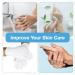 100% White Cotton Gloves for Eczema - 8 Pairs with Wash Bag | Moisturizing & Sleeping Spa Gloves for Dry Hands | Lotion Gloves Overnight for Women & Men - Buy Online on GoSupps.com
