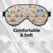 Starfish & Seashell Eye Mask - Unisex Soft Travel Sleep Shade for Yoga & Shift Work - Buy Online on GoSupps.com