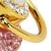 Gold Baby Pacifier Set with Rhinestones | Lightweight Pacifier for 6-18 Months | Stylish Baby Essential - Buy Online on GoSupps.com