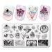 BeautyBigBang Nail Stamp Plate - Star & Butterfly Patterns for Stunning Manicure International Shipping Available - Buy Online on GoSupps.com