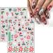 JMEOWIO 12 Sheets Christmas Nail Art Stickers Decals Self-Adhesive Colorful Snowflake Winter Holiday Cute Santa Nail Supplies Nail Art Design Decoration Accessories - Buy Online on GoSupps.com