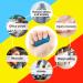 Newan Anti-Stress Balls for Adults - Set of 5 with Varied Hardness | Hand Trainer & Finger Coach for Stress Relief & Wrist Arthrosis Training - Buy Online on GoSupps.com