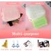 TIESOME Embroidery Sanitary Napkin Storage Bag 2Pcs - Portable Menstrual Cup & Period Pad Holder Pouch - Buy Online on GoSupps.com