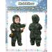Winter Snowsuit for Girls Boys 6-9 Months | Warm Fleece with Gloves and Footies | Baby Winter Suit Jumpsuit Hooded Outwear - Buy Online on GoSupps.com