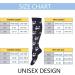 6 Pair Compression Socks for Men & Women - Non-Slip Long Tube 20-30 mmHg for Running, Nursing, Travel - L-XL Black & White - Buy Online on GoSupps.com
