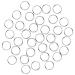Fushing 100Pcs Stainless Split Rings  Crystal Chandeliers Connectors for Chandelier  Curtain Suncatchers  Crystal Garland Necklaces  Keys  Earrings  Jewelry Making and Craft Ideas(12mm)