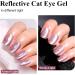 Imtiti Pink Cat Eye Gel Nail Polish 15 ml Glitter Pink Holographic Reflective Sparkle Flash UV Soak Off Gel Nail Polish with Magnetic Stick 1 Piece - Buy Online on GoSupps.com