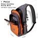KastKing Pond Hopper Fishing Sling Tackle Storage Bag - Lightweight Sling Backpack for Fishing, Hiking, Hunting, and Camping - Orange Sling Bag - 17.7x12.6x6 Inches - Buy Online on GoSupps.com