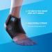 LP Support 768 Ankle Brace - Adjustable Achilles Tendon Strap for Pain Relief Recovery & Injury Support - Black Medium - Buy Online on GoSupps.com