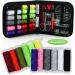 Sewing Kit 74 Pcs - Portable Mini Sewing Accessories Set with 12 Color Thread, Tape Measure, Needles, Scissors - Ideal for Home and Travel - Buy Online on GoSupps.com