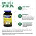 Earthrise  Spirulina Natural 6.4oz powder Natural Premium Spirulina from California- Vegan Gluten Free Keto Friendly Non -GMO Super Food high in vitamins & minerals. - Buy Online on GoSupps.com