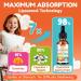 L-Lysine Liqud Drops, 1000mg L-Lysine for Kids & Adults with Calcium Complex, GABA, Vitamins, Skin & Lip Health, Immune & Collagen Production Support, Non-GMO, Natural Cherry & Orange Flavor 2 FL oz - Buy Online on GoSupps.com